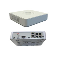 GRABADORA NVR PARA CAMARAS DE VIGILANCIA HIKVISION 4-CH IP.4-CH POE INTERFACE. H.265+. UP TO 6MP RECORDING. 1 SATA INTERFACE DS-7104NI-Q1/4P 303618112