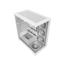 CASE GAMING RGB XPG INVADER X MID TOWER VENTILADORES 5 DE 120MM CON VIDRIO LATERAL Y FRONTAL INVADERXMT-WHCWW