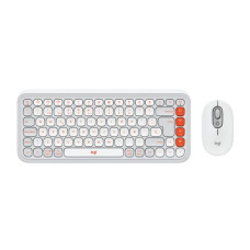 TECLADO Y MOUSE LOGITECH POP ICON COMBO INALÁMBRICO BLUETOOTH ESPAÑOL 920-013055
