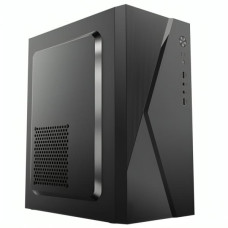 CASE CM04Q1RA001C MINI TOWER SIN VENTILACIÓN INCLUIDA CON PANEL LATERAL Y CON FUENTE DE PODER 600W