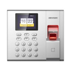 CONTROL DE ACCESO DE HUELLA DIGITAL HIKVISION DS-K1T8003MF(O-STD) (E) CON LECTOR DE TARJETAS M1 TECLADO Y PANTALLA 2.4