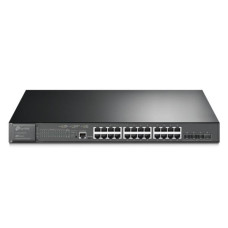 SWITCH TP LINK SG3428XMP(UN) 24 PUERTOS RJ45 4 PUERTOS 10G SFP+ 1 PUERTO RJ45 Y 1 PUERTO MICRO USB 10/100/1000 MBPS ADMINSITRABLE