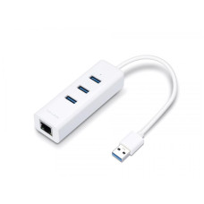 HUB TP LINK USB 3.0 3 PUERTO HUB & GIGABIT ETHERNET UE330